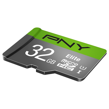 Product image of PNY 32GB Elite Class 10 U1 MicroSD Card - Click for product page of PNY 32GB Elite Class 10 U1 MicroSD Card