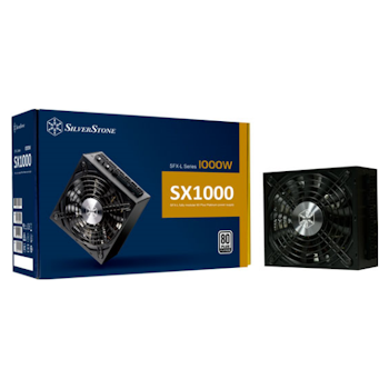 Product image of SilverStone SX1000 1000W Platinum SFX-L Modular PSU - Click for product page of SilverStone SX1000 1000W Platinum SFX-L Modular PSU