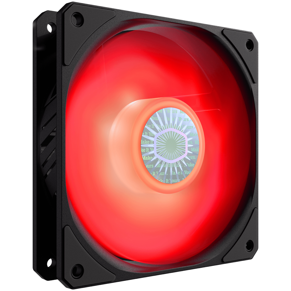 A large main feature product image of Cooler Master SickleFlow 120 LED 120mm Cooling Fan - Red