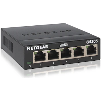 Product image of Netgear 5 Port Gigabit Unmanaged Switch - Click for product page of Netgear 5 Port Gigabit Unmanaged Switch