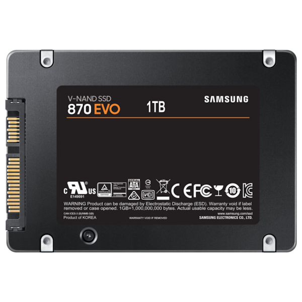 850 Evo Ssd Hdd Power Consumption Samsung 870 EVO SATA III SSD 1TB