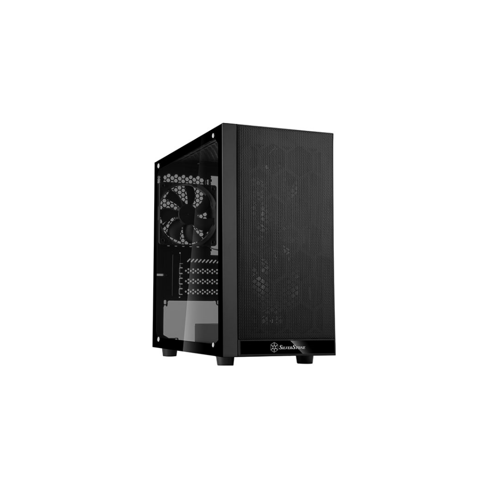 A large main feature product image of SilverStone PS15 Pro ARGB mATX Mid Tower Case