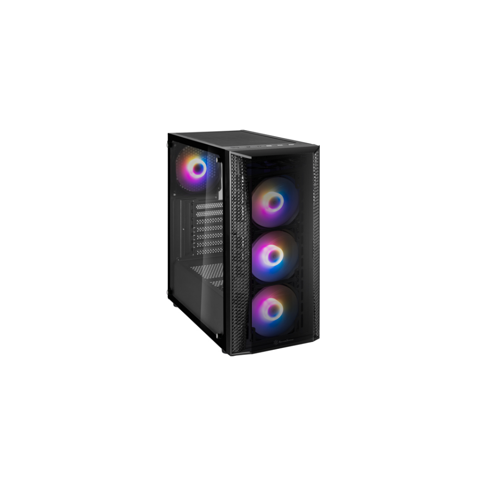 A large main feature product image of SilverStone FARA B1 Pro ARGB ATX Mid Tower Case