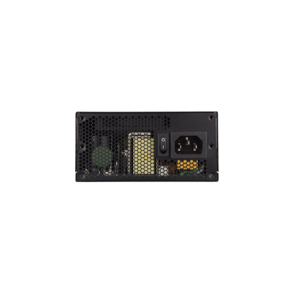 A large main feature product image of SilverStone SX750 750W Platinum SFX Modular PSU