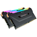 A product image of Corsair 32GB Kit (2x16GB) DDR4 Vengeance RGB Pro C16 3200MHz - Black
