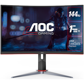 Product image of AOC CQ27G2 27" Curved QHD FreeSync Premium 144Hz 1MS VA LED Gaming Monitor - Click for product page of AOC CQ27G2 27" Curved QHD FreeSync Premium 144Hz 1MS VA LED Gaming Monitor