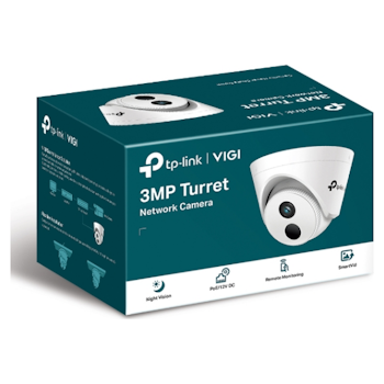 Product image of TP-LINK VIGI 3MP Turret Network Camera - 4mm Lens - Click for product page of TP-LINK VIGI 3MP Turret Network Camera - 4mm Lens