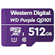 A small tile product image of WD Purple Surveillance microSD Card - 512GB