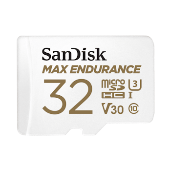 Product image of SanDisk MAX ENDURANCE UHS Class 3 microSD Card 32GB - Click for product page of SanDisk MAX ENDURANCE UHS Class 3 microSD Card 32GB