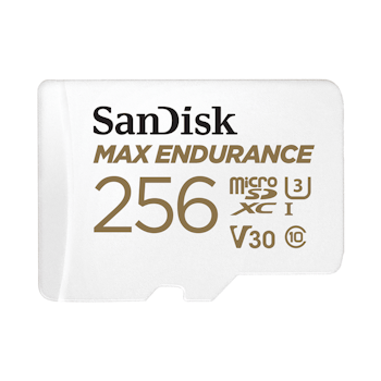 Product image of SanDisk MAX ENDURANCE UHS Class 3 microSD Card 256GB - Click for product page of SanDisk MAX ENDURANCE UHS Class 3 microSD Card 256GB