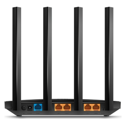 A large main feature product image of TP-Link Archer A6 - AC1200 Dual-Band Wi-Fi 5 Router