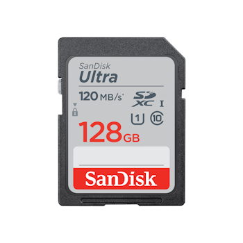 Product image of SanDisk Ultra SDHC UHS-I card and SDXC UHS-I card 128GB - Click for product page of SanDisk Ultra SDHC UHS-I card and SDXC UHS-I card 128GB
