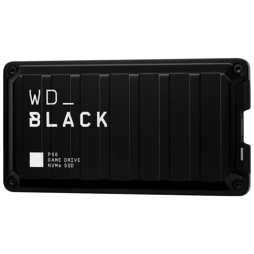 A large main feature product image of WD_BLACK P50 Game Drive SSD 2TB