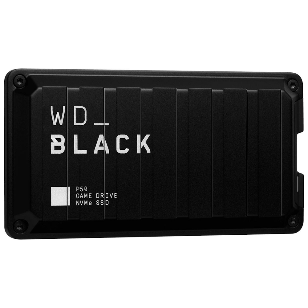 A large main feature product image of WD_BLACK P50 Game Drive SSD 2TB