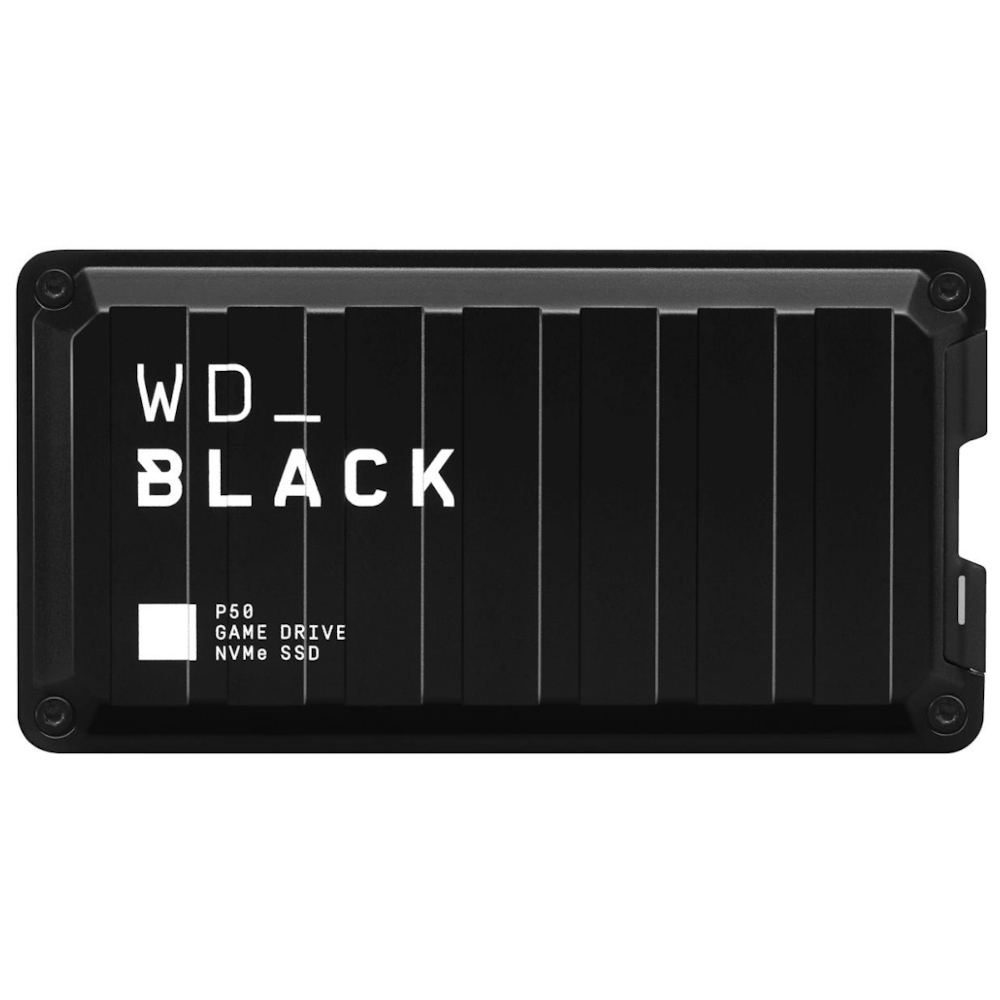 A large main feature product image of WD BLACK P50 Gaming Portable SSD - 500GB 
