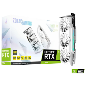 Product image of ZOTAC GAMING GeForce RTX 3080 Trinity OC 10GB GDDR6X - White Edition - Click for product page of ZOTAC GAMING GeForce RTX 3080 Trinity OC 10GB GDDR6X - White Edition