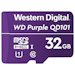 A product image of WD Purple Surveillance microSD Card - 32GB