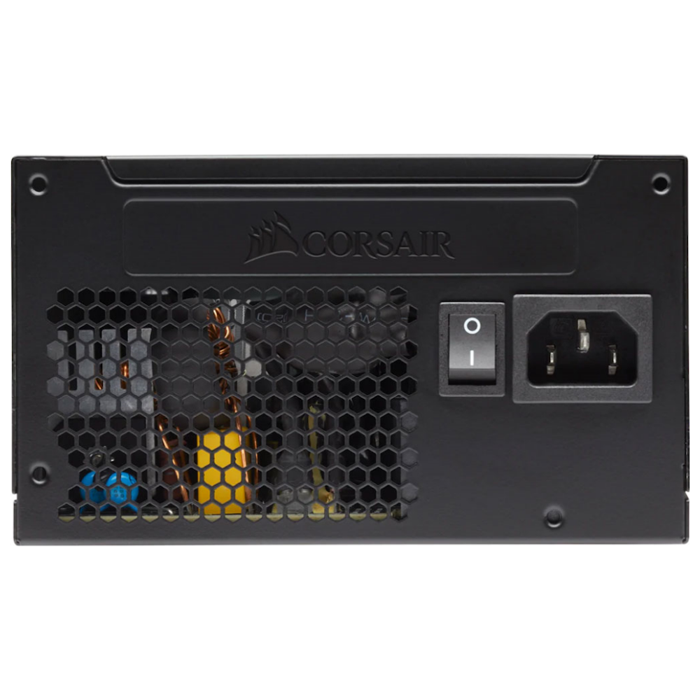 A large main feature product image of Corsair CV650 650W Bronze ATX PSU
