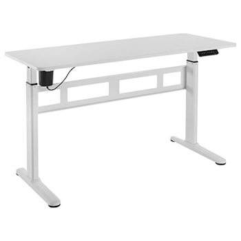 Product image of Brateck Stylish Single-Motor Sit- Stand Desk - White - Click for product page of Brateck Stylish Single-Motor Sit- Stand Desk - White