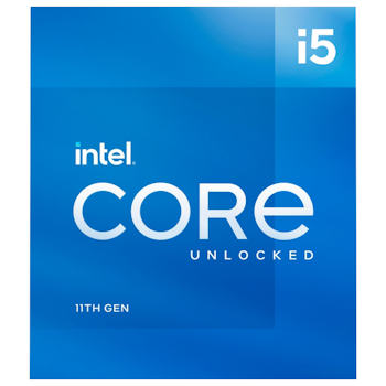 Product image of Intel Core i5 11600K Rocket Lake 6 Core 12 Thread Up To 4.9Ghz LGA1200 - No HSF Retail Box - Click for product page of Intel Core i5 11600K Rocket Lake 6 Core 12 Thread Up To 4.9Ghz LGA1200 - No HSF Retail Box