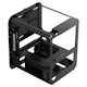 A small tile product image of Jonsplus Pure BO 100 Black mITX Case w/Tempered Glass Window