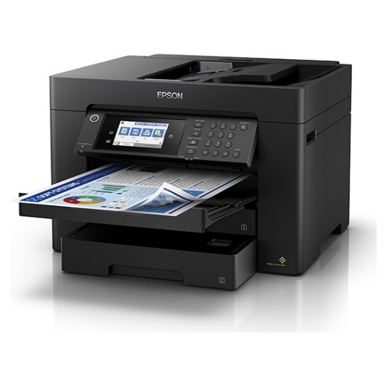 A large main feature product image of Epson WorkForce A3 WF-7845 Multifunction Wireless Printer