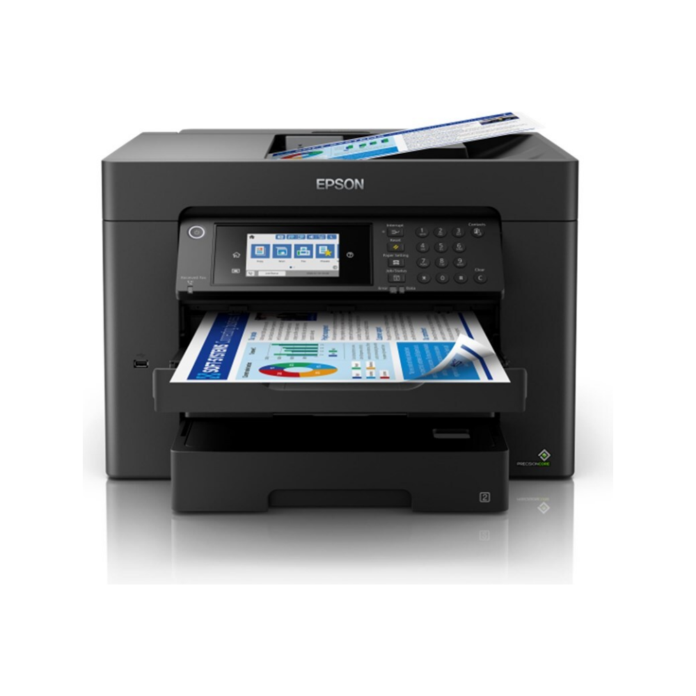 A large main feature product image of Epson WorkForce A3 WF-7845 Multifunction Wireless Printer