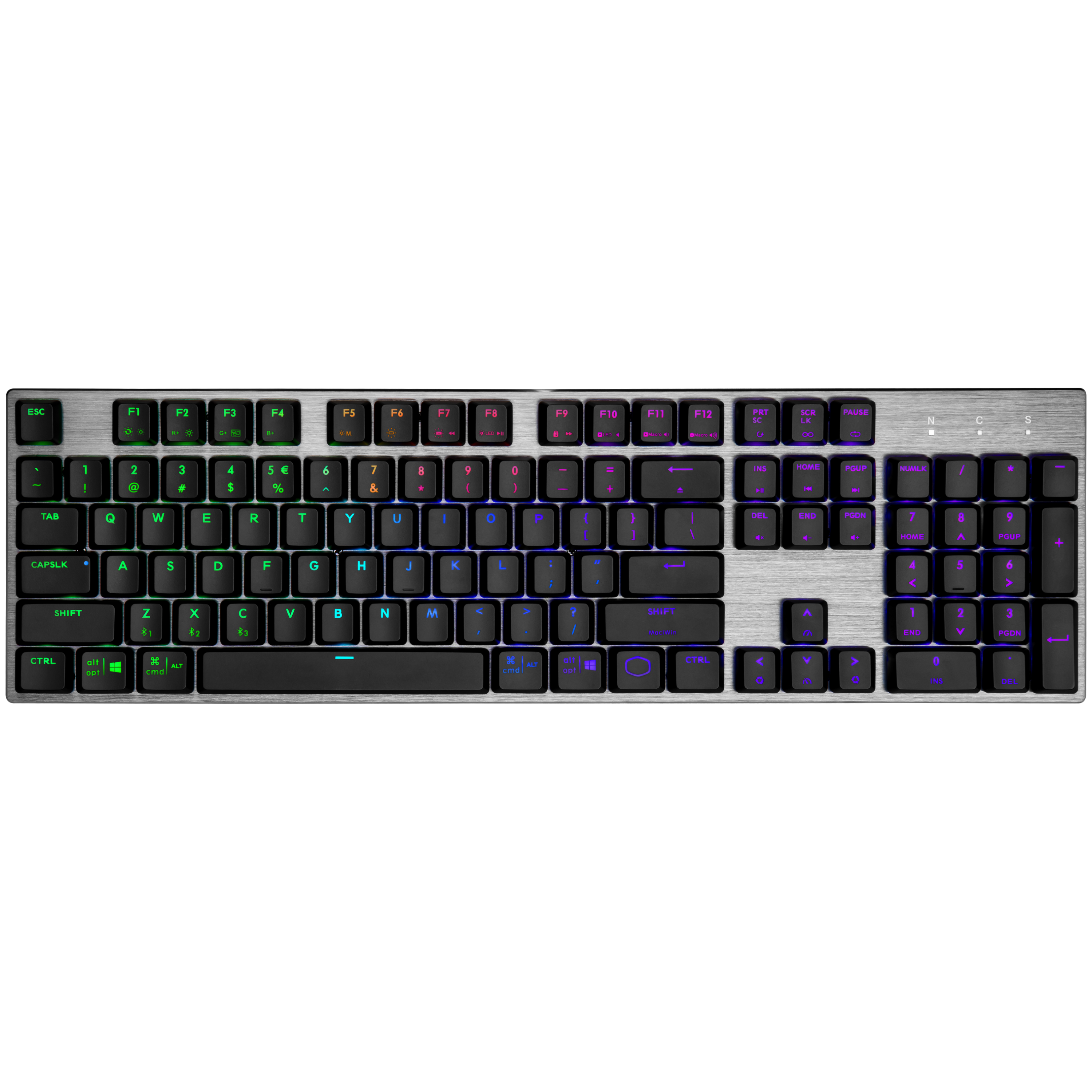 wireless low profile mechanical keyboard