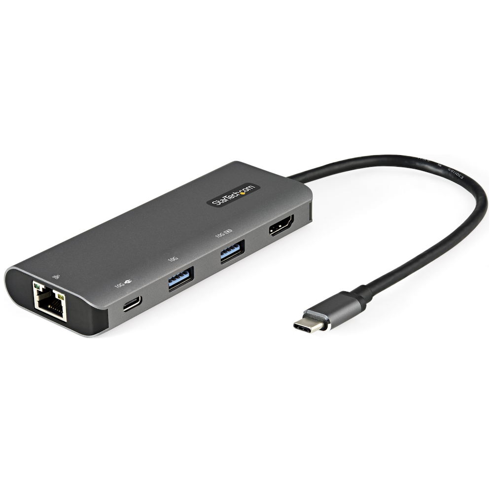 A large main feature product image of Startech USB C Multiport Adapter - 4K 30Hz HDMI - 100W PD