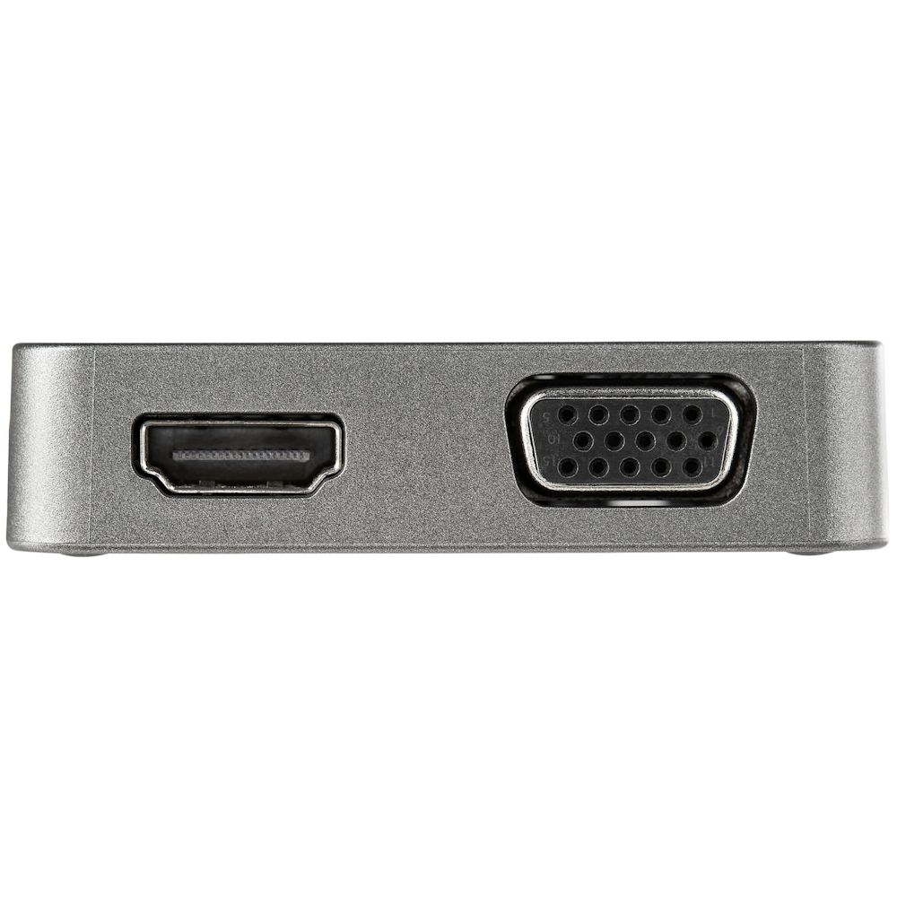 A large main feature product image of Startech USB-C Multiport Adapter - Gen 2 Hub 10Gbps - HDMI and VGA