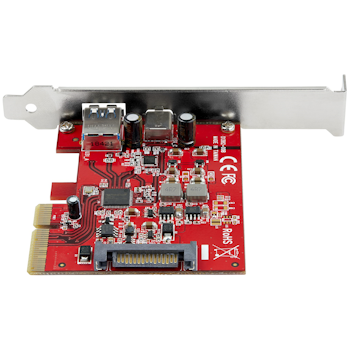 Product image of Startech 2-Port 10Gbps USB-C/A PCIe Card USB 3.1 Gen 2 PCI Express - Click for product page of Startech 2-Port 10Gbps USB-C/A PCIe Card USB 3.1 Gen 2 PCI Express