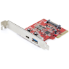 A product image of Startech 2-Port 10Gbps USB-C/A PCIe Card USB 3.1 Gen 2 PCI Express