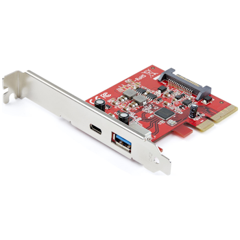 Product image of Startech 2-Port 10Gbps USB-C/A PCIe Card USB 3.1 Gen 2 PCI Express - Click for product page of Startech 2-Port 10Gbps USB-C/A PCIe Card USB 3.1 Gen 2 PCI Express