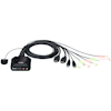 A product image of ATEN 2-Port USB 4K HDMI Cable KVM Switch with Remote Port Selector