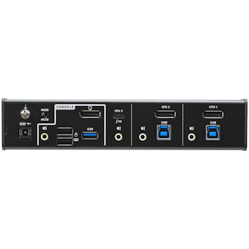 Product image of ATEN 3-Port USB-C DisplayPort Hybrid KVMP Switch - Click for product page of ATEN 3-Port USB-C DisplayPort Hybrid KVMP Switch