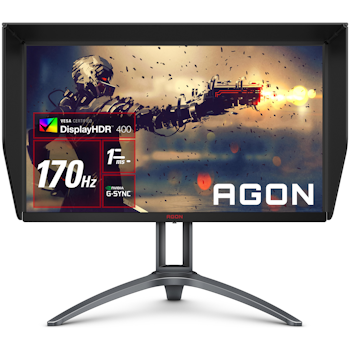 Product image of AOC AGON AG273QXP 27" QHD G-SYNC-C 170Hz 1MS HDR400 Nano-IPS LED Gaming Monitor - Click for product page of AOC AGON AG273QXP 27" QHD G-SYNC-C 170Hz 1MS HDR400 Nano-IPS LED Gaming Monitor