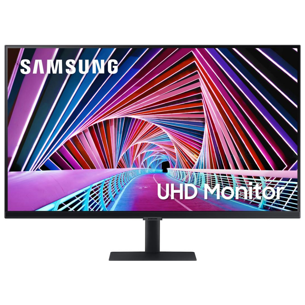 A large main feature product image of Samsung ViewFinity S70A 32" UHD 60Hz VA Monitor
