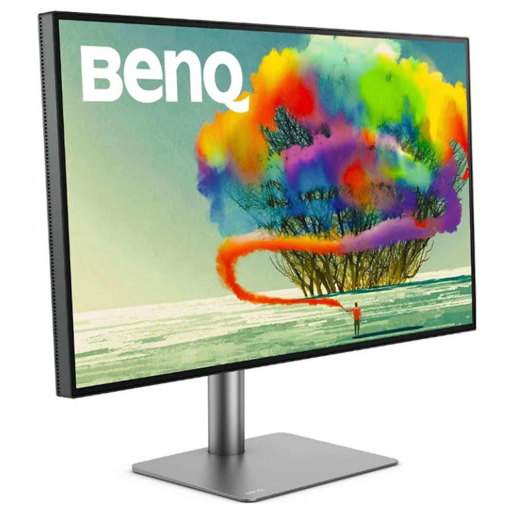 A large main feature product image of BenQ DesignVue PD3220U 31.5" UHD 60Hz IPS Monitor