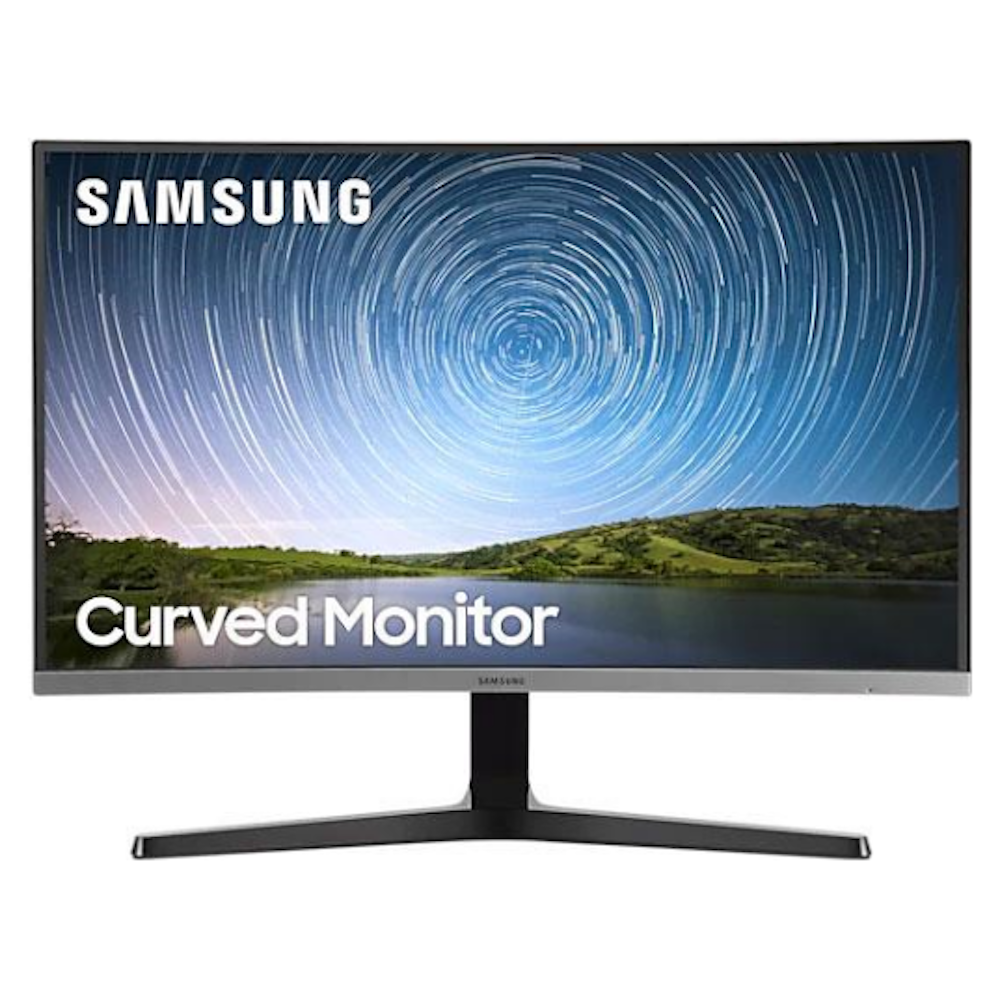 A large main feature product image of Samsung CR500 32" Curved FHD 75Hz VA Monitor