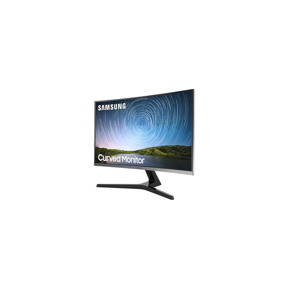 A large main feature product image of Samsung CR500 32" Curved FHD 75Hz VA Monitor