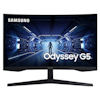A product image of Samsung Odyssey G5 27" Curved QHD FreeSync Premium 144Hz 1MS VA LED Gaming Monitor