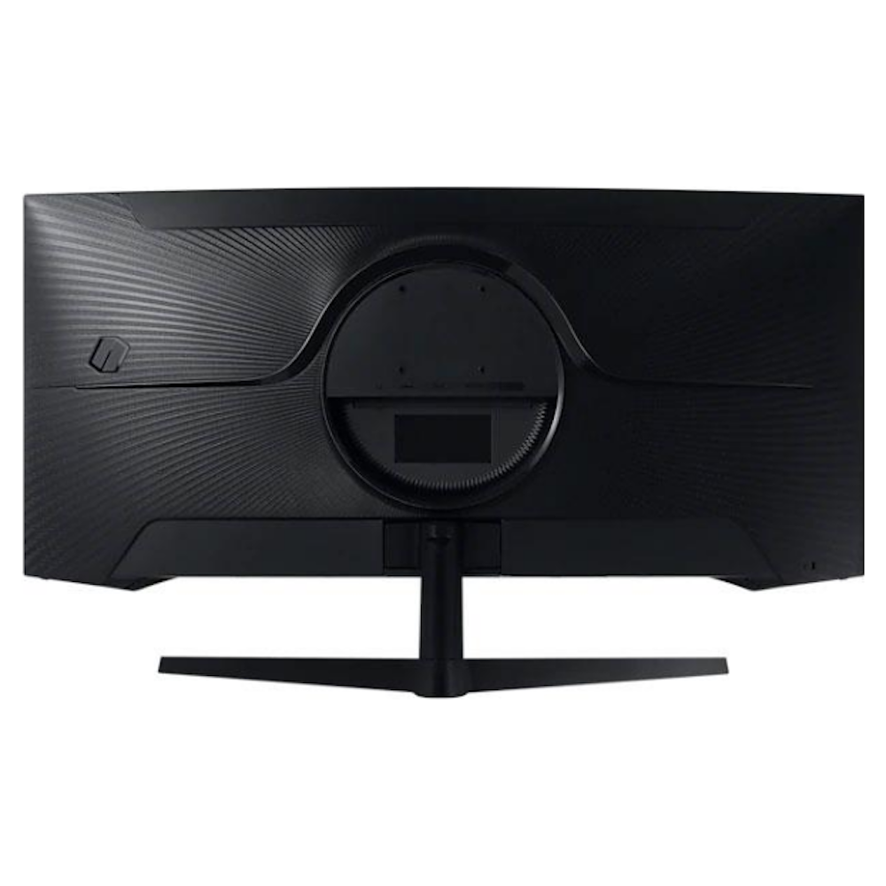 A large main feature product image of Samsung Odyssey G55T 34" Curved 1440p Ultrawide 165Hz VA Monitor