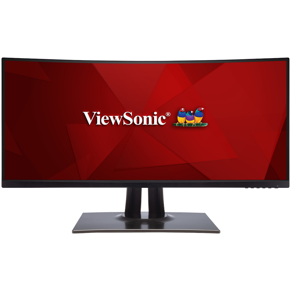 A large main feature product image of ViewSonic VP3481 34" Curved UWQHD Ultrawide 100Hz VA Monitor