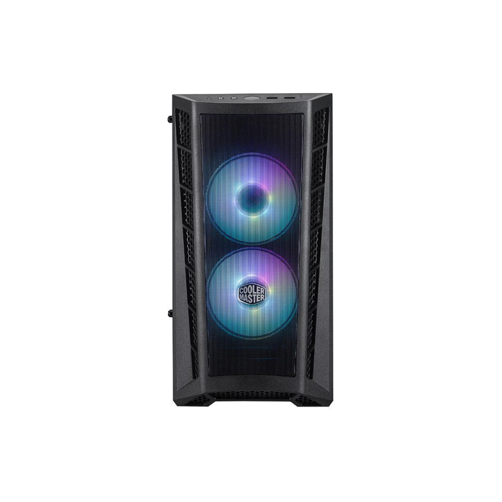 A large main feature product image of Cooler Master MasterBox MB311L ARGB Micro Tower Case (Black)