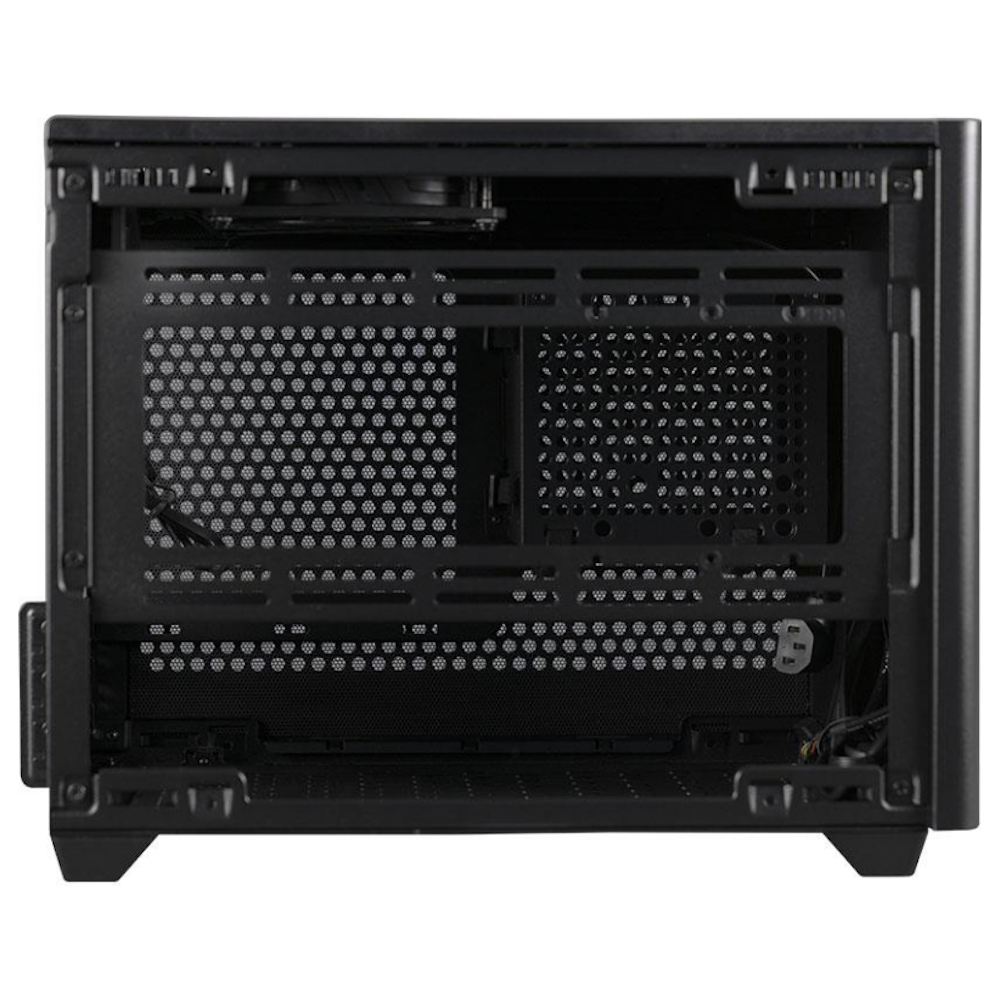 A large main feature product image of Cooler Master MasterBox NR200 SFF Case - Black