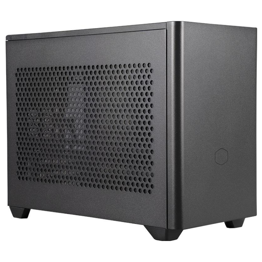 A large main feature product image of Cooler Master MasterBox NR200 SFF Case - Black