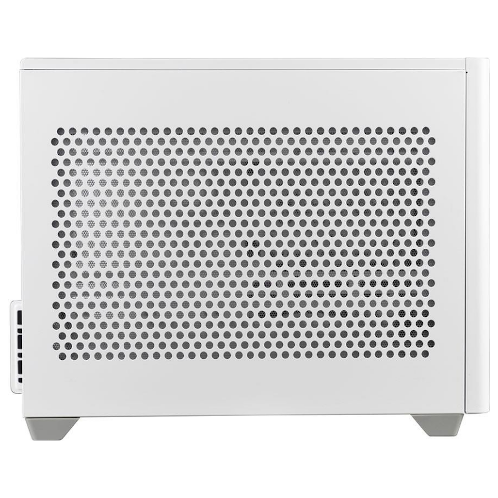 A large main feature product image of Cooler Master MasterBox NR200 SFF Case - White