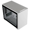 A product image of Cooler Master MasterBox NR200P Mini ITX Case White mITX Case w/Tempered Glass Side Panel