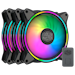 A product image of Cooler Master MasterFan MF120 Halo ARGB 3-in-1 120mm Fan 