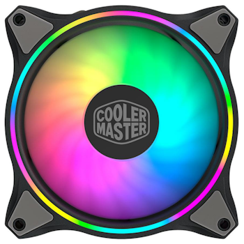 Product image of Cooler Master MasterFan MF120 Halo Dual Loop ARGB 120mm Fan - Click for product page of Cooler Master MasterFan MF120 Halo Dual Loop ARGB 120mm Fan
